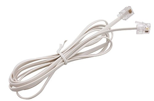 10M 40ft RJ11 6P4C Modular Telephone Phone Cables Wire White