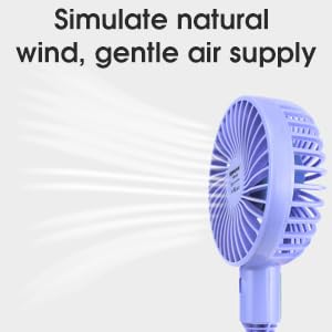 Pssopp Mini Fan Desk Fan, Magnetic Fan Three Speed Adjustable Cooling Desktop Fans Ultra Quiet Flexible Electric Fans with Super Magnetic Base