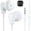 Wired Earbuds Earphones for Samsung Galaxy A15 A14 A13 A12 A11 A20 S9, 3.5mm Wired Headphones with Mic, HiFi Stereo Earphones…