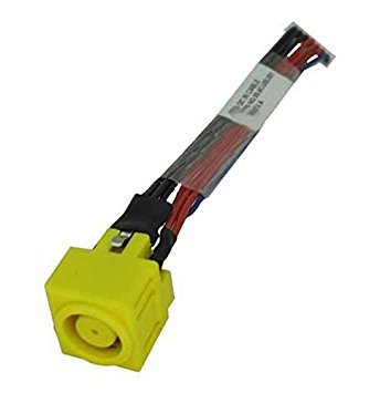 New AC DC Jack Power Plug in Charging Port Connector Socket with Wire Cable Harness Replacement for IBM Lenovo Thinkpad T520 T520I T520S W520