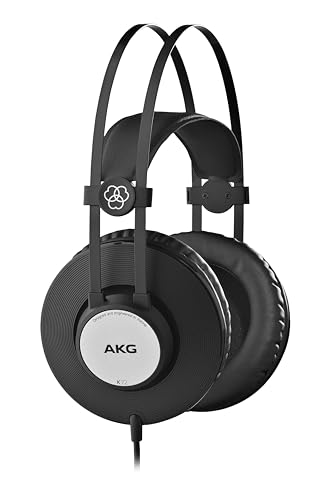 AKG Pro Audio K72 Over-Ear, Closed-Back, High-Sensitivity, High Output 40mm drivers, Studio Professional Headphone. Also Great for Portable Devices.…
