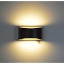 ZYI Indoor Dimmable Wall Sconces with Switch, Modern LED Wall Lighting 12W Light Fixtures Aluminum Up and Down Wall Lights for Living Room Bedroom