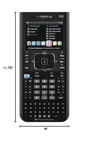 Texas Instruments Nspire CX CAS Graphing Calculator, Frustration Free Package