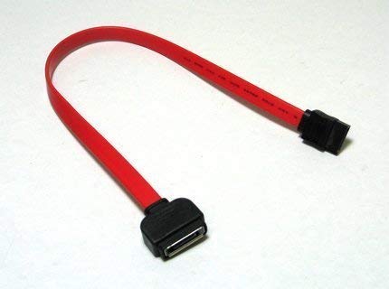 okgear SATA Male to SATA Femalee Data Cable for Laptop HDD, 6 Gbps, 12 inches, Red