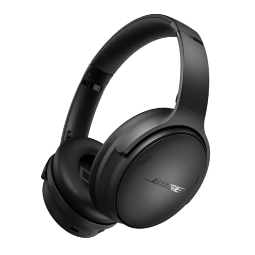 Bose QuietComfort Headphones - Wireless Bluetooth Headphones, Active Over Ear Noise Cancelling and Mic, USB-C Charging, Deep Bass, Up to 24 Hours…
