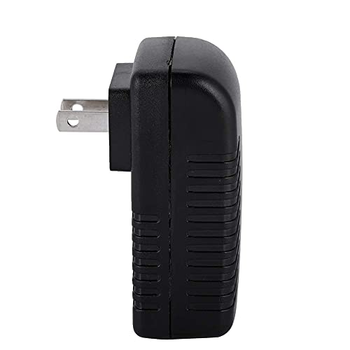 PoE Injector Adapter with 48V 0.5A Passive POE Supply Injector Ethernet Adapter with Plug Suitable for IP Voip Phones, Cameras, and More(US)