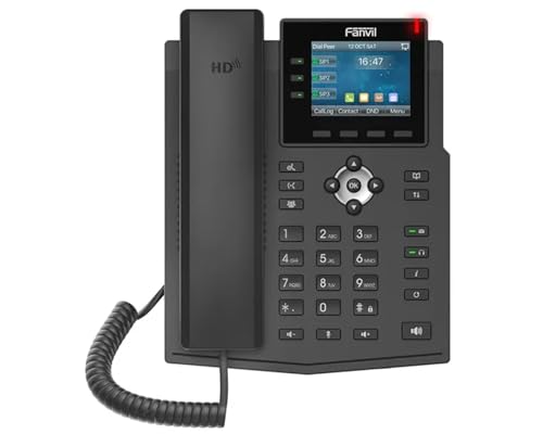 Fanvil X3U-Pro 2.8" Color Display 6 SIP Lines 3Line Keys IPv4 & IPv6 PoE & GigE G.722 Opus G.723.1