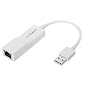Edimax USB 2.0 Fast Ethernet LAN Adapter, USB to RJ45 100Mbps Network LAN Converter, Plug and Play, Windows, MacBook Pro/Air and More, EU-4208, White