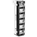 TRENDnet 12-Port Blank Angled Wall Mount Keystone Patch Panel, TC-KP12V, Use with TRENDnet Keystone Jacks (Sold Separately), Snap-in Style, Quick