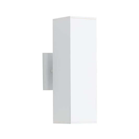 Cerdeco Aluminum Modern Outdoor Wall Light, Exterior Outdoor Wall Sconce Up Down Light Fixtures Matte White [ETL Listed]
