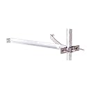 ROHN WM8S Wall Mount with 8" Stand Off - for Masts 7/8" to 2-3/4" OD (R-WM8S)