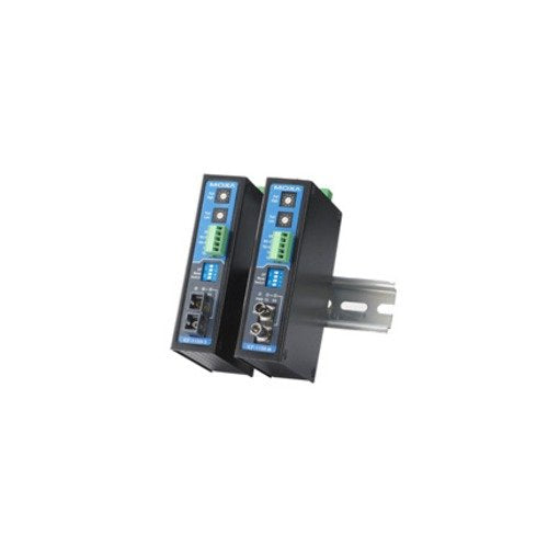 MOXA ICF-1150I-M-SC-IEX Industrial RS-232/422/485 to Fiber Optic Converter, SC Multi-Mode, with 2kV 2-Way Galvanic Isolation,IECEx Certification