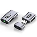 Wireless CarPlay Adapter for iPhone, 3X Faster Auto-Connect, No Lag, Plug & Play with Bluetooth 4 & WiFi 6, Mini Dongle, Includes USB & USB-C