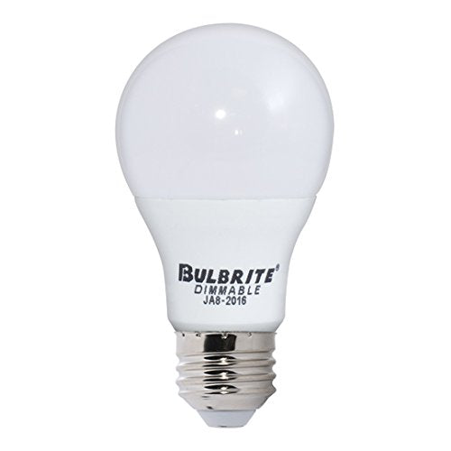 (Pack of 10) Bulbrite 774100, LED9A19/927/J/D, 9W LED A19 DIMMABLE ENCLOSED JA8 2700K E26 120V, LED Light Bulb