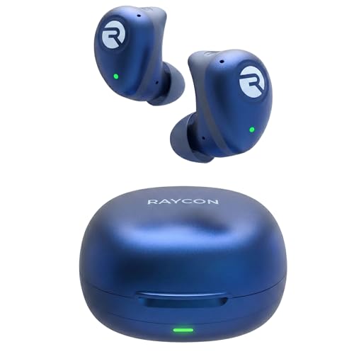 Raycon Fitness Bluetooth Wireless Earbuds + Microphone with Active Noise Canceling, Sweat & Water-Resistant Earphones, Running Headphones, Ear Buds