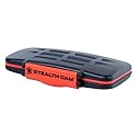 STEALTH CAM Anti-Shock Dust-Proof Waterproof Protective Ergonomic Rubber Sealed ABS-Plasic Shell Memory Card Storage Case - Holds 12 SD & 12 MicroSD