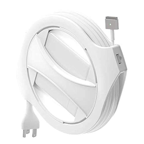 Fuse Reel Side Winder MacBook Charger Organizer Compatible with USB-C and MagSafe Apple Adapter - Travel Essential and Desk Cord Case and Cable