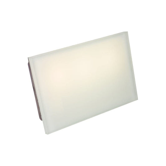 VOLT Shine Stone 12V 5W IP65 6" x 9" LED Outdoor Paver Light (3500K Cool White) for Low Voltage Landscape Lighting on Patio, Pathway or Driveway
