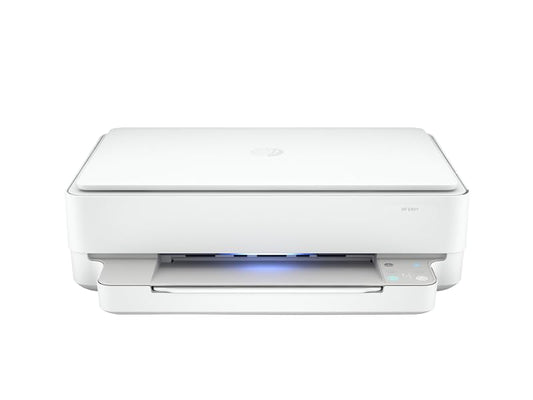 HP Envy 6052e All-in-One Wireless Color Inkjet Printer, Print Copy Scan, 2-Sided Printing, WiFi USB Bluetooth Connectivity, Instant Ink Ready, White
