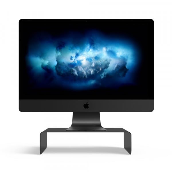 Oeveo Rise Monitor Stand - 15W x 4.25H x 11D | Quality Metal Monitor Stand Riser, Made in USA | MS-441