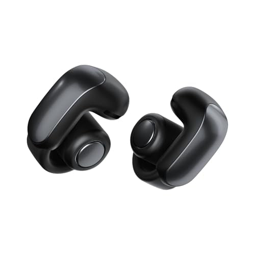 Bose Ultra Open Earbuds - Bluetooth Open Ear Earbuds with OpenAudio for Awareness, Clip-On Design for Comfort, Water Resistant, Up to 48 Hrs