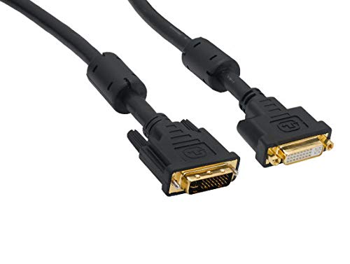 Cable Leader DVI-I Dual Link Digital/Analog Video Male to Female Cable (2 Meter (1 Pack))