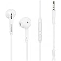 Wired 3.5mm Headphone with Microphone for Samsung Galaxy Tab A7 Lite / A8 10.5 / s6 Lite / A7 10.4 / S4/S5/S6, Notes 4/5/7, Compatible with Samsung…