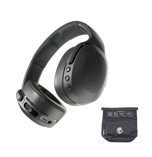 Skullcandy Crusher EVO Wireless Noise-Isolating Over-Ear Headphones Bundle - Black