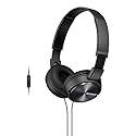 Sony Foldable Headphones with Smartphone Mic and Control - Metallic Black