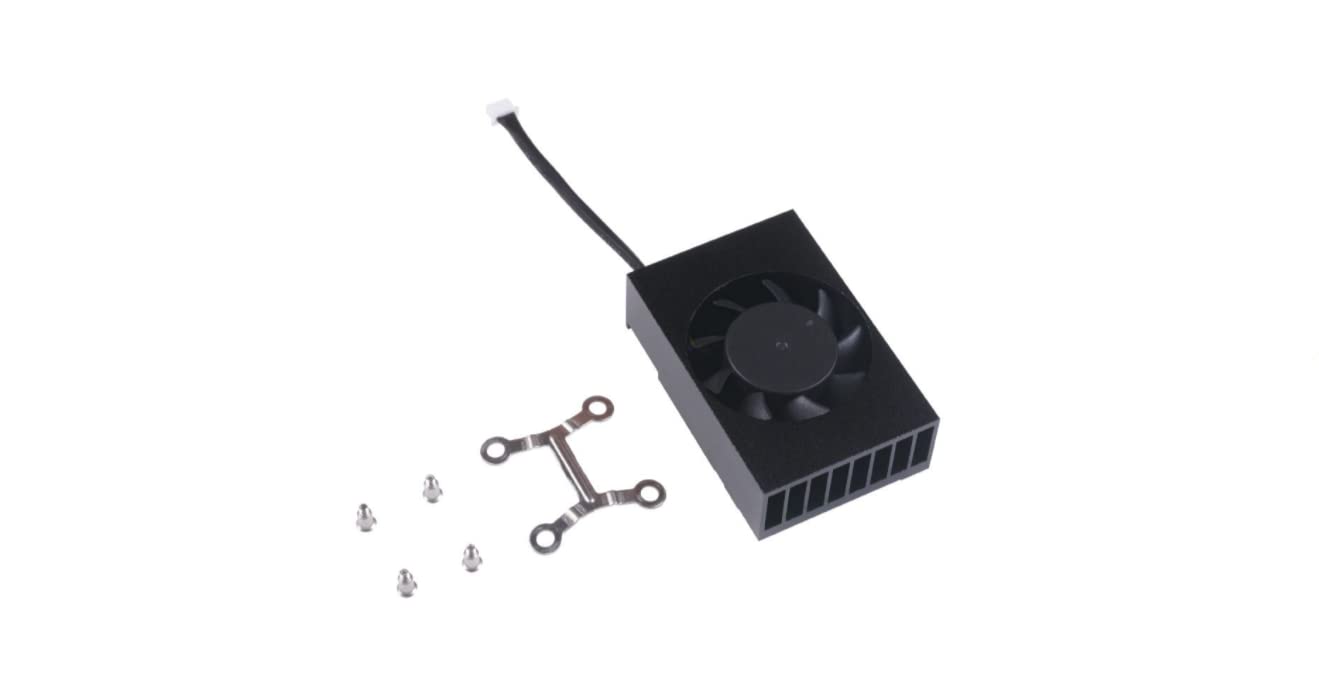 Aluminum Heatsink with Integrated Cooling Fan Fully Compatible Jetson Nano TX2 NX Module