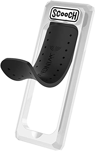 Scooch Wingback | Snap Out Phone Grip, Stand, and Car Mount for Smartphones [Two-Way Stand] Compatible with Any Smartphone and Most Cases, Works