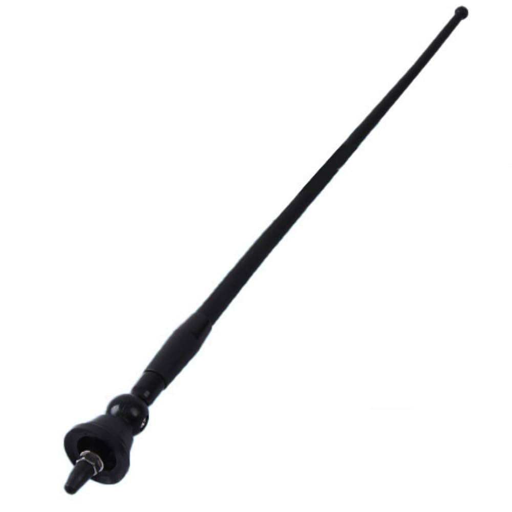 Waterproof Marine Antenna Rubber Duck Dipole Flexible Mast FM AM Antenna for Boat Radio Car ATV UTV RZR Tractor Motorcycle Yacht Black