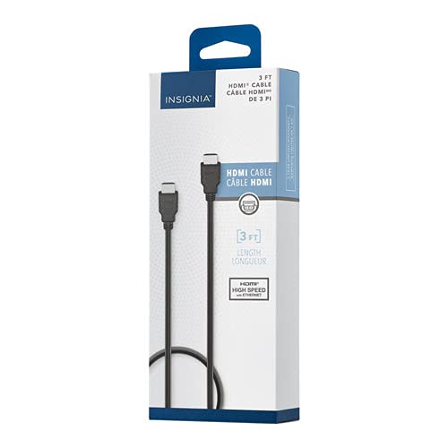 Insignia 0.9 m (3 ft.) HDMI Cable - Model Number: NS-HG035052-C