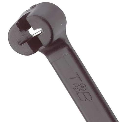 Thomas & Betts TY5272MX Cable Tie, Nylon, 120 lb., 9", Distributor Pack (Pack of 50)