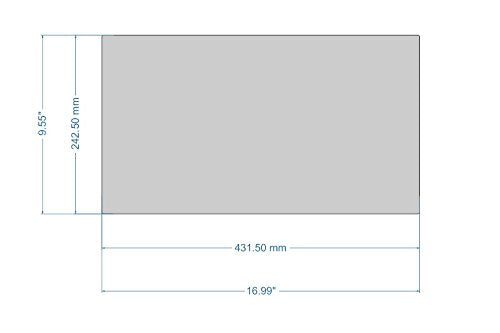 PcProfessional 2 Way Privacy Filter for Acer 19.5" Computer Monitor Aspect Ratio 16:9 [Non Touch] Anti Scratch Filter Radiation