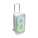 JBL PartyBox Stage 320 - Portable Speaker with Telescopic Handle & Wide, Sturdy Wheels, Powerful JBL Pro Sound, Futuristic lightshow, Up to 18 Hours