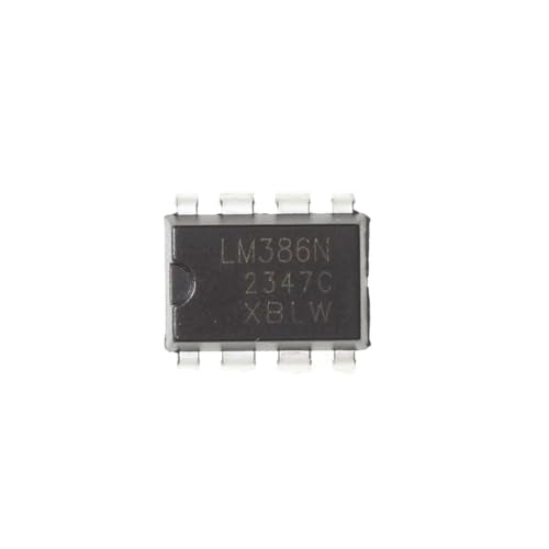 HUABAN 10 Pieces LM386 DIP-8 Low Voltage Audio Power Amplifier Op Amp