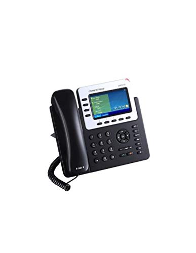 Grandstream GXP2140 IP Phone | 4 Lines, 4 SIP Accounts | 4.3-Inch Color Display | Dual-Port Gigabit Ethernet with Integrated PoE