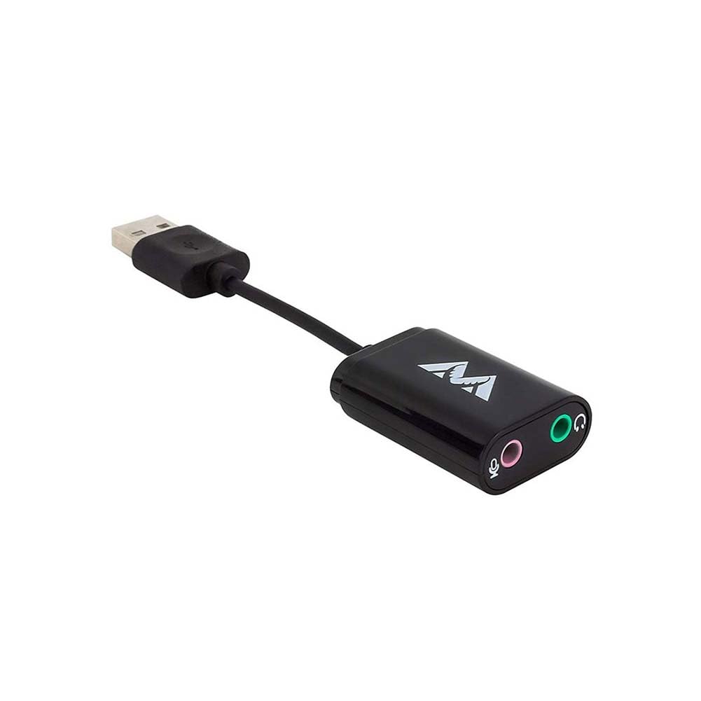 ANTLION AUDIO GDL-0424 USB Stereo Sound Card Adaptor for Microphones and Headphones