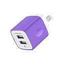 AILKIN USB Wall Charger, Charger Adapter, 2.1Amp Dual Port Quick Charger Plug Cube for iPhone, Samsung Galaxy Double USB A AC Power Adapter US