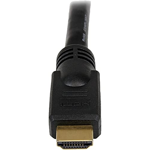 StarTech.com 35 ft High Speed HDMI Cable - Ultra HD 4k x 2k HDMI Cable - HDMI to HDMI M/M - 35ft HDMI 1.4 Cable - Audio/Video Gold-Plated (HDMM35) Black