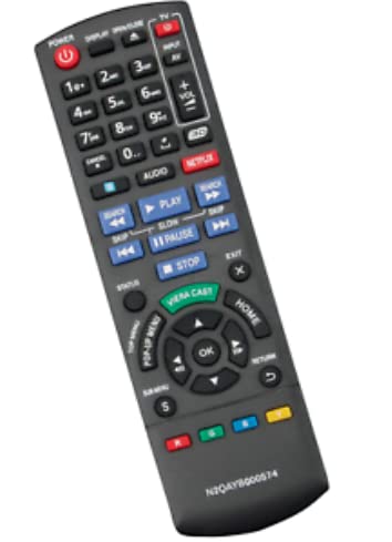 N2QAYB000574 Replace Remote Compatible with Panasonic Blu-ray Disc Player DMP-BDT215
