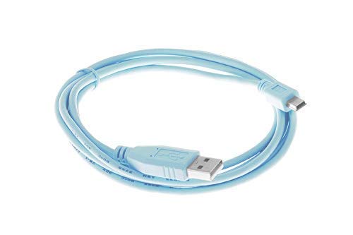 USB 2.0 - Console Cable Compatible/Replacement for Cisco USB-A-Male to Mini-B Cord - 6 Feet (1.8 Meters)