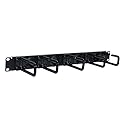 Tripp Lite Vertical Server Rack Enclosure Cable Manager, Flexible Rings, Black Steel, 6 Foot / 1.8 Meters, Two 3-Foot Sections, 5-Year Warranty