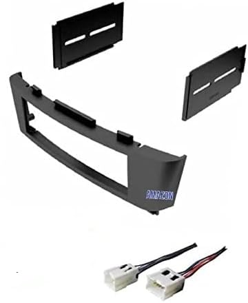 Car Stereo Dash Kit and Wire Harness for Installing a New Radio for 2000 2001 2002 2003 2004 2005 2006 Nissan Sentra