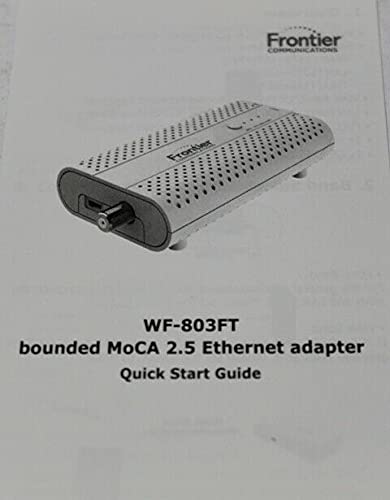 NBS Frontier Fios Formerly Verizon WF-803 FT MoCA 2.5 to Ethernet Bridge WAN/Full/LAN Selector Up to 2.5Gbps Bandwidth with existing coaxial Cables