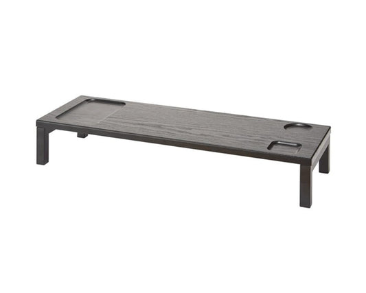 Nitori 6201712 Monitor Stand ZK005 59 Black, Width 23.2 x Depth 7.9 x Height 3.9 inches (59 x 20 x 10 cm)