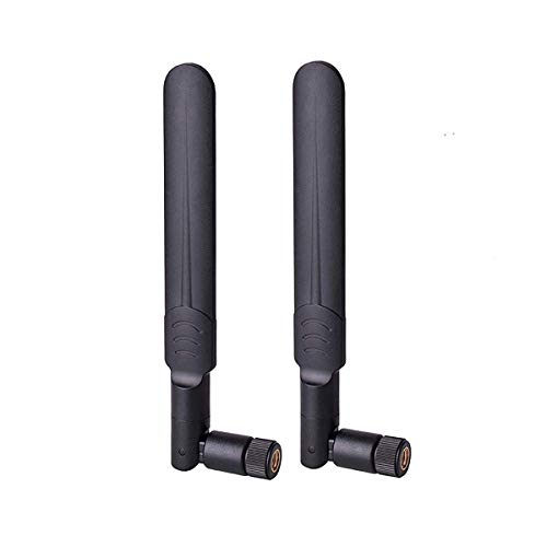 EJOYS 9dBi Dual Band WiFi Antenna RP SMA Male 2.4GHz, 5Ghz,5.8Ghz U.FL/IPEX to RP SMA Female Pigtail Cable for Mini PCIe Card Wireless Routers PC