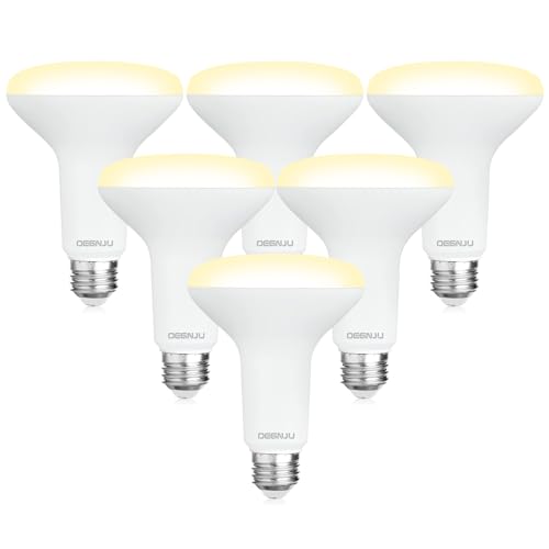 DEGNJU BR30 LED Bulb, Dimmable Flood Lights Indoor CRI80 7W Equivalent 65W 2700K Soft White 650 Lumens, 15000 Lifetime Hours Recessed Light Bulbs