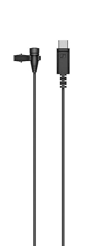Sennheiser Pro Audio Condenser Microphone, XS Lav USB-C (509261),Black